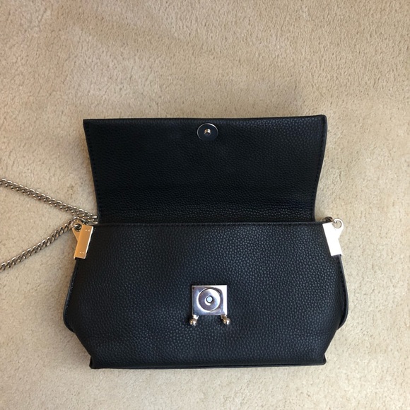 MANGO everyday black crossbody bag / clutch - Picture 3 of 6